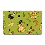 Funny Scary Spooky Halloween Party Design Magnet (Rectangular) Front