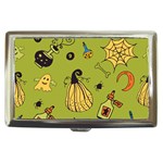 Funny Scary Spooky Halloween Party Design Cigarette Money Case Front