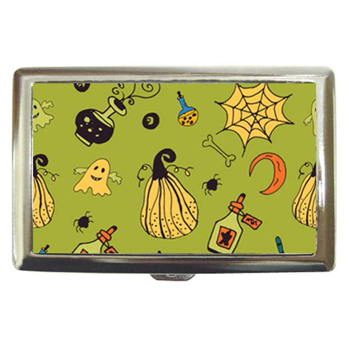 Funny Scary Spooky Halloween Party Design Cigarette Money Case