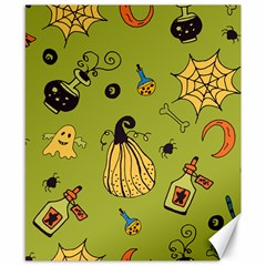 Funny Scary Spooky Halloween Party Design Canvas 8  X 10  by HalloweenParty