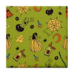 Funny Scary Spooky Halloween Party Design Face Towel by HalloweenParty