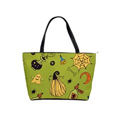 Funny Scary Spooky Halloween Party Design Classic Shoulder Handbag by HalloweenParty