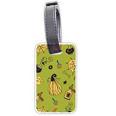 Funny Scary Spooky Halloween Party Design Luggage Tags (one Side) 