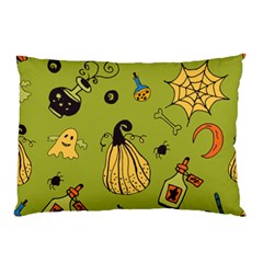 Funny Scary Spooky Halloween Party Design Pillow Case (two Sides) by HalloweenParty