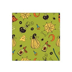 Funny Scary Spooky Halloween Party Design Satin Bandana Scarf by HalloweenParty