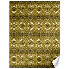 Golden Ornate Pattern Canvas 36  X 48  by dflcprintsclothing