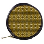 Golden Ornate Pattern Mini Makeup Bag Back