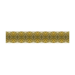 Golden Ornate Pattern Flano Scarf (mini)