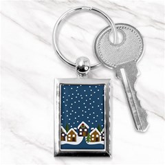 Winter Idyll Key Chains (rectangle)  by Valentinaart