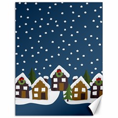 Winter Idyll Canvas 12  X 16  by Valentinaart