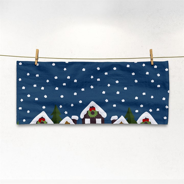 Winter idyll Hand Towel