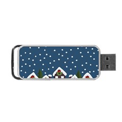 Winter Idyll Portable Usb Flash (two Sides) by Valentinaart