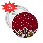 Winter idyll 2.25  Buttons (10 pack)  Front