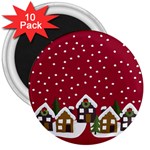 Winter idyll 3  Magnets (10 pack)  Front