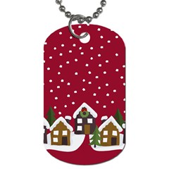 Winter Idyll Dog Tag (two Sides) by Valentinaart