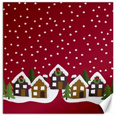 Winter Idyll Canvas 16  X 16  by Valentinaart