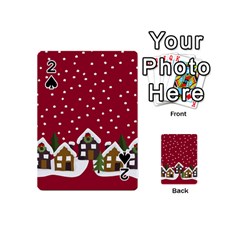 Winter Idyll Playing Cards 54 (mini) by Valentinaart