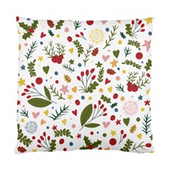 Floral Christmas Pattern  Standard Cushion Case (one Side) by Valentinaart