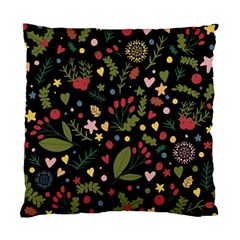 Floral Christmas Pattern  Standard Cushion Case (two Sides) by Valentinaart