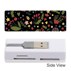 Floral Christmas Pattern  Memory Card Reader (stick) by Valentinaart