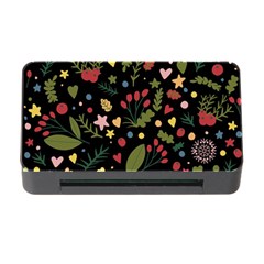 Floral Christmas Pattern  Memory Card Reader With Cf by Valentinaart