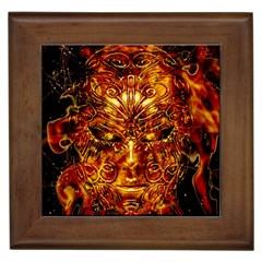 Vulcano Poster Artwork Framed Tiles by dflcprintsclothing