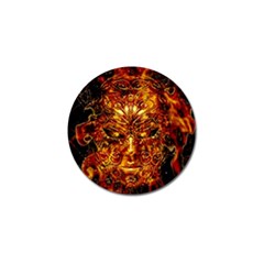 Vulcano Poster Artwork Golf Ball Marker (4 Pack) by dflcprintsclothing