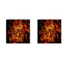 Vulcano Poster Artwork Cufflinks (square)