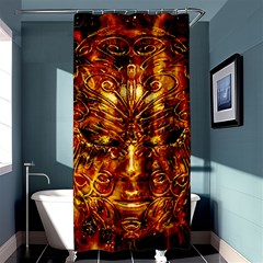 Vulcano Poster Artwork Shower Curtain 36  X 72  (stall)  by dflcprintsclothing