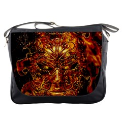 Vulcano Poster Artwork Messenger Bag by dflcprintsclothing