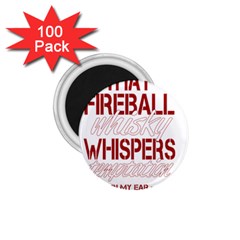 Fireball Whiskey Shirt Solid Letters 2016 1 75  Magnets (100 Pack)  by crcustomgifts