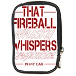 Fireball Whiskey Shirt Solid Letters 2016 Compact Camera Leather Case Front