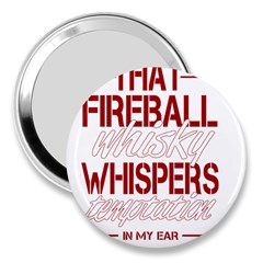 Fireball Whiskey Shirt Solid Letters 2016 3  Handbag Mirrors by crcustomgifts