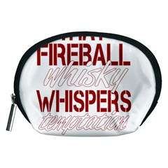 Fireball Whiskey Shirt Solid Letters 2016 Accessory Pouch (medium) by crcustomgifts