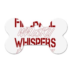 Fireball Whiskey Shirt Solid Letters 2016 Dog Tag Bone (one Side) by crcustomgifts