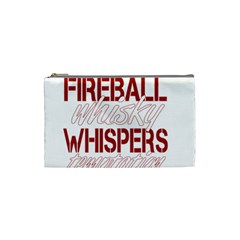 Fireball Whiskey Shirt Solid Letters 2016 Cosmetic Bag (small) by crcustomgifts