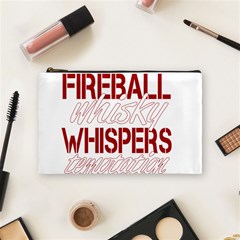 Fireball Whiskey Shirt Solid Letters 2016 Cosmetic Bag (medium) by crcustomgifts