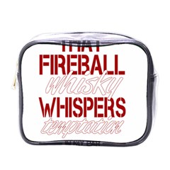 Fireball Whiskey Shirt Solid Letters 2016 Mini Toiletries Bag (one Side) by crcustomgifts