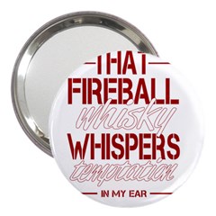 Fireball Whiskey Shirt Solid Letters 2016 3  Handbag Mirrors by crcustomgifts