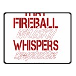 Fireball Whiskey Shirt Solid Letters 2016 Double Sided Fleece Blanket (Small)  45 x34  Blanket Front