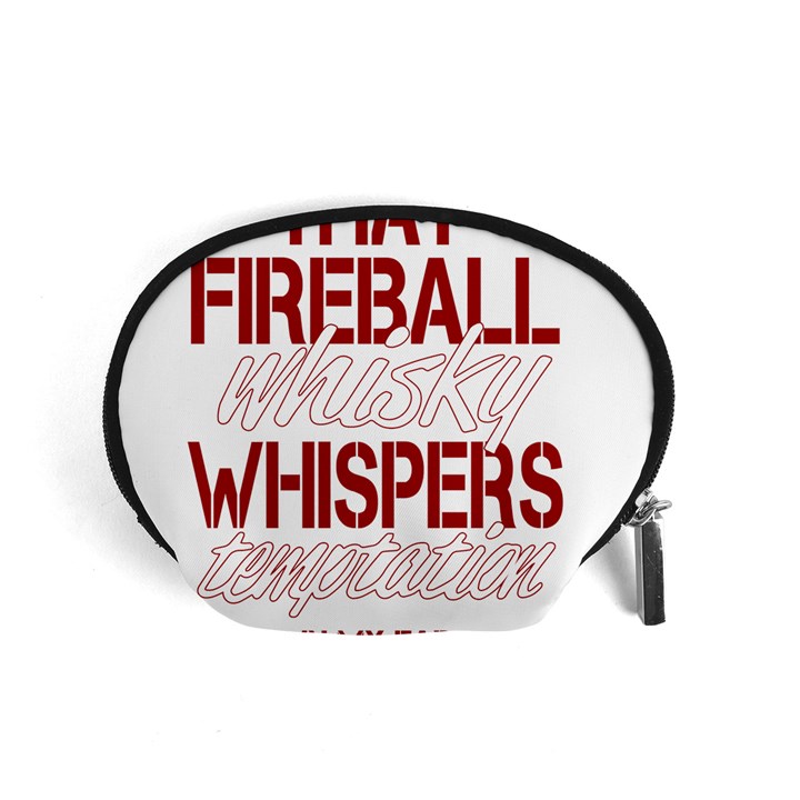 Fireball Whiskey Shirt Solid Letters 2016 Accessory Pouch (Small)