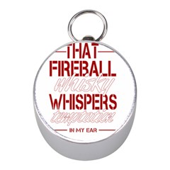 Fireball Whiskey Shirt Solid Letters 2016 Mini Silver Compasses by crcustomgifts