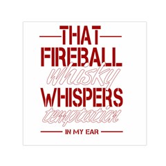 Fireball Whiskey Shirt Solid Letters 2016 Small Satin Scarf (square) by crcustomgifts