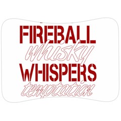 Fireball Whiskey Shirt Solid Letters 2016 Velour Seat Head Rest Cushion