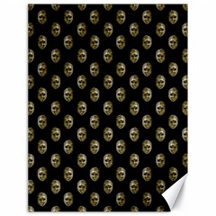 Venetian Mask Motif Pattern 1 Canvas 18  X 24  by dflcprintsclothing