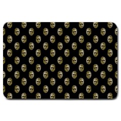 Venetian Mask Motif Pattern 1 Large Doormat 