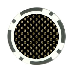 Venetian Mask Motif Pattern 1 Poker Chip Card Guard by dflcprintsclothing