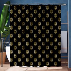 Venetian Mask Motif Pattern 1 Shower Curtain 60  X 72  (medium)  by dflcprintsclothing