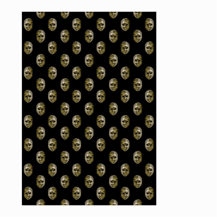 Venetian Mask Motif Pattern 1 Small Garden Flag (Two Sides)