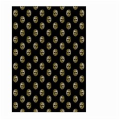 Venetian Mask Motif Pattern 1 Large Garden Flag (two Sides) by dflcprintsclothing